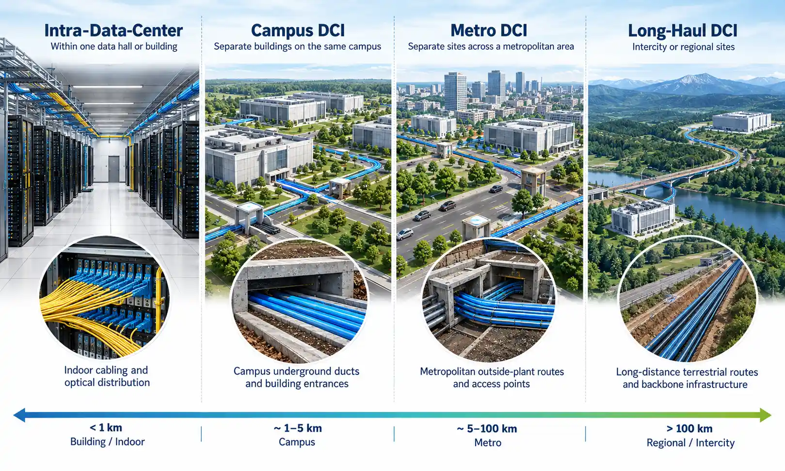Data Center Interconnect Cabling: Campus & Metro Fiber