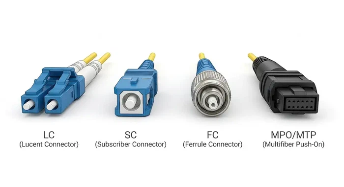 LC, SC, FC, and MPO fiber optic connector types@hengtongglobal LC, SC, FC, and MPO fiber optic connector types@hengtongglobal