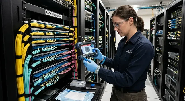 Fiber optic connector inspection and cleaning during installation@hengtongglobal Fiber optic connector inspection and cleaning during installation@hengtongglobal