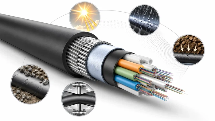 Fiber optic cable sheath structure@hengtongglobal Fiber optic cable sheath structure@hengtongglobal