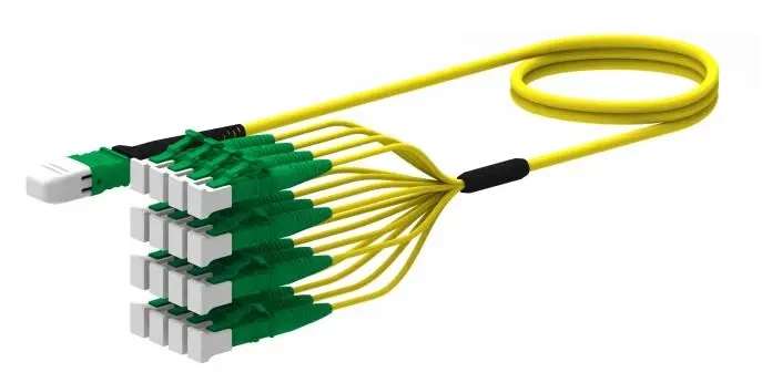 MPO (1×N) Breakout Fiber Optic Cable Assembly