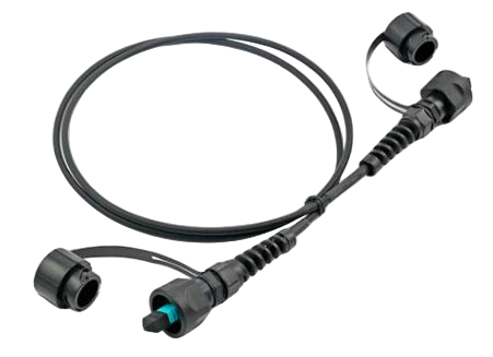 ODVA-MPO Waterproof Fiber Optic Jumper Cable ODVA-MPO Waterproof Fiber Optic Jumper Cable