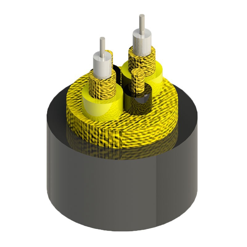 GYFJH-Remote Radio Unit RRU Optical Fiber Cable Cross-section
