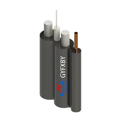 Easy-to-Strip Flat Light-duty Outdoor Optical Fiber Cable